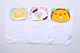 エルフ ベビー (Fairy Baby) ベビー用 4層ガーゼ 可愛いカートーン 赤ちゃん汗取りパッド 3枚組(32*24cm,セット1)