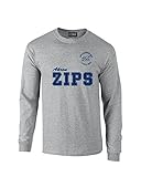 NCAA unisex-adult防縮加工長袖Tシャツ グレイ