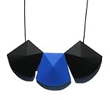 Peacemaker Jewelry Three Peace Teething Necklace (Black/Cobalt) by Peacemaker Jewelry