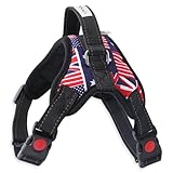 [LaLUCA GOODS] 犬 ハーネス 小型犬 中型犬 大型犬 ステップハーネス ウェアハーネス 犬用 介護用 首輪 ハンドル 胴輪 散歩 ユニオンジャック S
