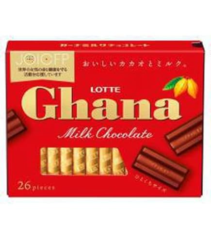 Amazon.co.jp: Lotte Ghana Milk Excellent 4.9 oz (119 g) (26