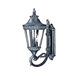 Alico Lighting 1911ST Acclaim Lighting Stone Finished Outdoor Sconce with Clear Seeded Glass Shades 