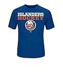 NHLニューヨークIslandersメンズからAthletics Tee、XXL、スタジアムブルー