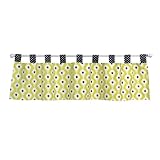 Trend Lab Waverly Rise and Shine Window Valance, Black/White by Trend Lab [並行輸入品]