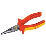 C. K Tools 431013 RedLine VDE Insulated Snipe Nose Pliers, 7-1/4-Inch OAL by C.K. TOOLS