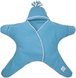Tuppence & Crumble タッペンスアンドクランブル 星型アフガン Star Wrap スターラップ 4-10ヶ月用 ターコイズ