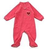 Anak Jujur フリース ジャンプスーツ ベビーの防寒に【ピンク:90】