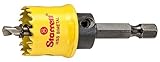 Starrett KCSC20-N Bi-Metal Smoothcut Hole Saw Assembly for Battery Operated Power Tools HSS Teeth 25