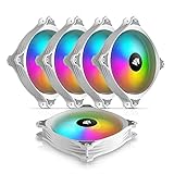 AsiaHorse アジアホース Rocket-X 120mm ARGB PCケースファン 5V 3ピン Sync対応 1600rpm 白