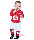 Georgia Bulldogs公式NCAA 3 – 6ヶ月Footysuit by Glitterギア