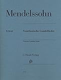 メンデルスゾーン: ヴェネツィアの舟歌/原典版/Scheideler, Elvers, Herttrich編/ヘンレ社/ピアノ・ソロ