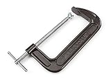 TEKTON 8-Inch Malleable Iron C-Clamp 8-Inch Jaw Opening 3-3/8-Inch Throat Depth | 4031 [並行輸入品]