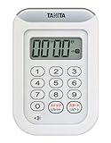 タニタ 丸洗いタイマー100分計 ホワイト TD-378-WH