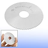 uxcell チップソー　丸ノコ　マルノコ 刃　チップソー　丸ノコ　63mmX 0.5mmX 16mm　HSS 　72T　　ブレード　ツール　シルバー