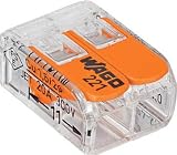[T-7995385]ＷＡＧＯ　ＷＦＲ－２　より線・単線ワンタッチ接続可能コネクタ　２穴用　１００個入 WFR2