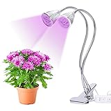 植物育成LEDライト室内用 プラントライト水耕栽培ランプ スタンドタイプ フレキシブルアーム クリップ 低消費電力省エネ 水槽照明 観葉植物 園芸
