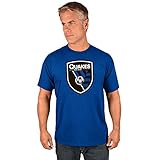 サンノゼ地震MLSメンズチームロゴTシャツ M ブルー