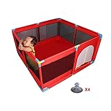 安全フェンス、赤ちゃんの屋内の子供の遊びのフェンス、幼児のクロールマットのフェンス、128X128X66cm (色 : A)
