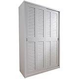 引き戸 ルーバー ロッカー ANEMONE〔アネモネ〕　 幅 120cm 　ホワイト[■]