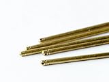 かんざしパーツ ニッケルフリー 金属アレルギー対応 【一本挿し(約12.5cm)5本 金古美】通し穴付一本簪 1穴 ヘアースティック ヘア金具 髪飾り