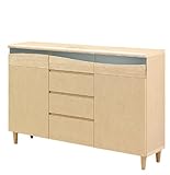 FUKUYAMA リビングボード エッセ 120cm幅 ナチュラル色