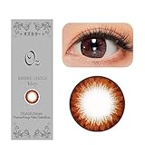 オズカラー カラコン 1day【1箱10枚入り】 オズ (Oz) キスミーチョコ ブラウンワンデー 15mm カラーコンタクト フチあり PWR(度数):±0.00 コンタクトレンズ