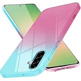 対応 Galaxy A36 5G / A56 5G ケース クリア 薄型 TPU 耐衝撃 グラデーション色 ケース 黄ばみ防止 擦り傷防止 軽量 人気 スマホケース カメラ保護 ワイヤレス充電対応 绿の粉