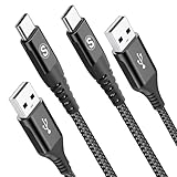 たいぷしー充電器 急速 ケーブル 2M 2本セット,AviBrex 充電器 Type-C to USB-A 3.2A USB C ケーブルiPhone 17 充電 iPhone16/iPhone 15 17/アイフォン/いphone16 15 Pro MAX, iPad Pro,Samsung Galaxy S26/S25/S24/S23/S22/S21,Sony,タイプc機種対応(黒)