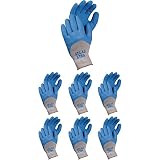 Atlas 305 Xtra Deep Dipped Blue Natural Rubber Coating Large Gloves, 24-Pairs by Atlas