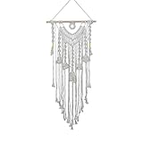 マクラメ編みWall Hanging、綿ロープ織タペストリーホームインテリア