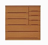 大川家具 ハーティーカンパニー ミドルチェスト サークル 120cm5段 ナチュラル 161893