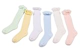 6ペアFreedi新生児コットンケーブルニットKnee High Socks for Baby Girl Boy幼児用 US サイズ: M