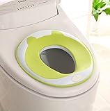 トイレトレーニングHomeself Seat for Boys and Girls | Toddlers Potty Ring forラウンドと楕円形トイレ|安全なノンスリップサーフェス(グリーン)