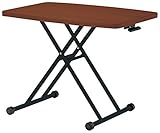 ガス圧リフトテーブル 【約幅90～105×奥行60×高さ25～69.5cm】