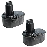 【JC】2個セット DEWALT DW9094 対応 14.4V ニッケル水素 互換バッテリー 3.0Ah DW055K-2 対応