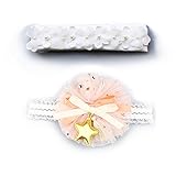 BIANHUAN ヘアバンド ベビー 赤ちゃん 子供 ヘアアクセサリー 新生児 出産祝 結婚式 ドレス カチューシャ