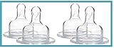 Dr. Brown Wide-Neck 4 Count Nipples - Level 4 (9M+) by NYD