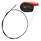 ユニバーサル モアスロットルコントロール シングルホール固定+ケーブル 電気 ガソリン芝刈り機用