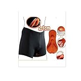 3Dゲルパッド サイクル インナーパンツ メンズレディース 自転車用 サイクリングパンツ サイクルパンツ レーパン サイクルウェア レーサーパンツ ショーツ 3d パッド (XXXL, ブラック + オレンジ)