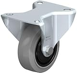 Blickle B-POEV 80K-SG Fixed Caster, 3.15 Wheel Diameter, 308 lb. Load Capacity by Blickle