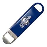 MLB Milwaukee Brewers、モダンロゴビニールCoveredロングネック栓抜き