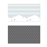 The Prime Sleeping Bear Blue Playmat Double Sided Design ベビージム プレイマット 両面デザイン 1.5~2の厚さ [海外並行輸入品] (L (