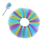CX-Queen Newborn Baby Photography Prop Girs Headband Rainbow Tutu Skirt Costume 2 [並行輸入品]