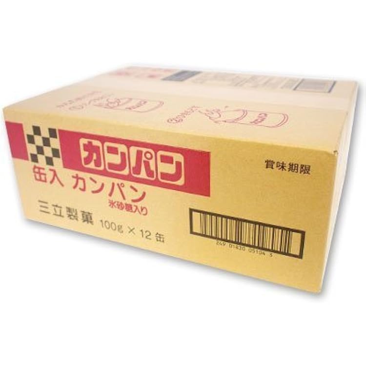 Amazon | 三立製菓 缶入カンパン 100g×24個 | 三立製菓 | 備蓄用保存