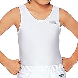 ササキ(SASAKI) 体操・新体操 タンクトップ ジュニア用 ジムシャツ フロスティホワイト(FW) JS J600