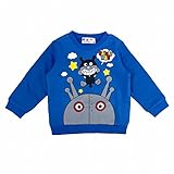 (バンダイ)BANDAI アンパンマン トレーナー ベビー 裏起毛 ブルー 90