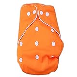 Junda ベビー用品 布おむつ おむつカバー ７色セットサイズ調整可 (オレンジ)
