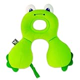 BenBat Infant Headrest & Neck Support Pillow, 0-12 months, Frog