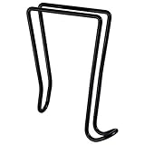 Officemate OIC Wire Cubicle Hook, One Side, Fits Partitions Up to 2.5-Inch, Black (22007) [並行輸入品]