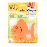 Baby Buddy 10オレンジGoldfishノンスリップ安全アップリケステッカーBathtub /シャワー